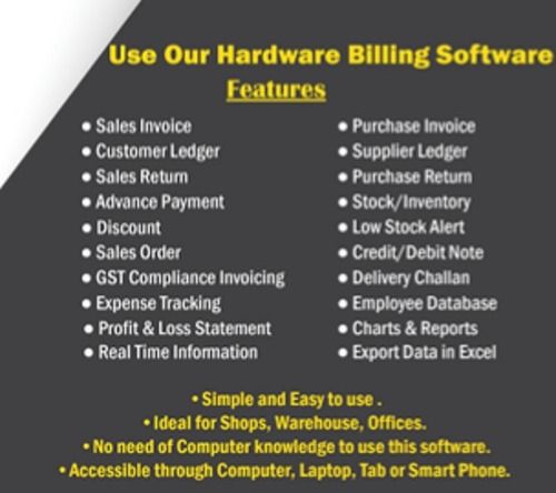 ABST Hardware Shop Billing Software Offline