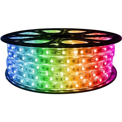 Decorative Flexible LED Outdoor Rope Lights - Plastic & Silicone Coating, Color Changing, Waterproof, 50 Meter Roll | Easy to Use, High Brightness, IP45 & IP65 Rated