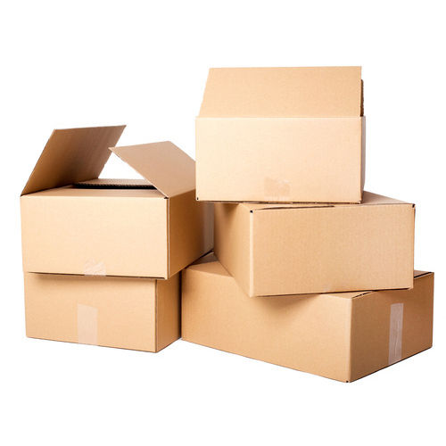  पैकेजिंग उपयोग के लिए पर्यावरण के अनुकूल भूरे रंग के नालीदार बक्से 
