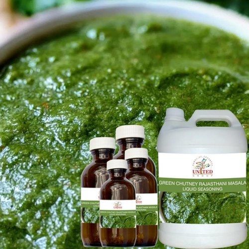 Food Grade Green Chutney Rajasthani Masala Liquid Seasoning For Hotel, Restaurant