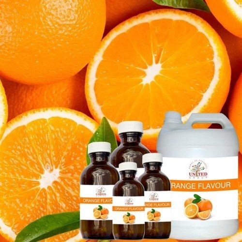 Orange Fruit Concentrated Liquid Flavour For Confectionery, Bakery And Pharma