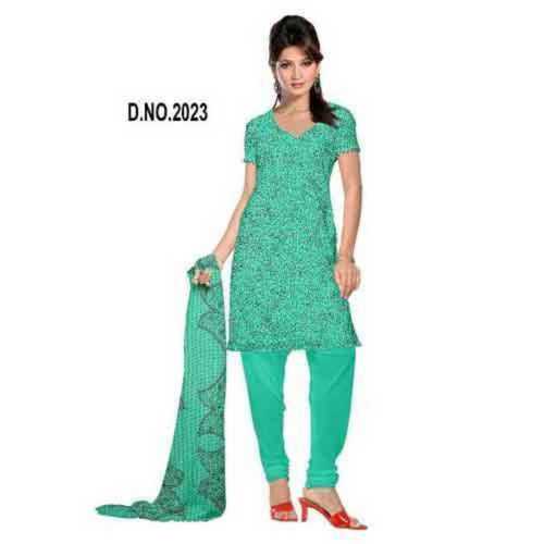 Party Wear Regular Fit Machine Made Green Georgette Fabric Salwar Suit