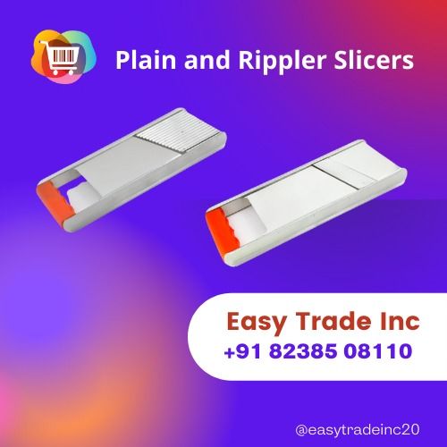 Plain And Rippler Vegetable Slicer For Easy Operation
