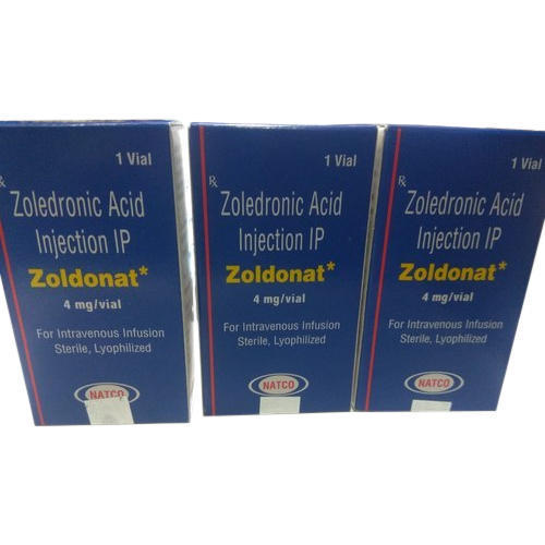 Zoledronic Acid Injection - 4 mg/vial, For Intravenous Infusion, Sterile, Lyophilized, Cool and Dry Storage