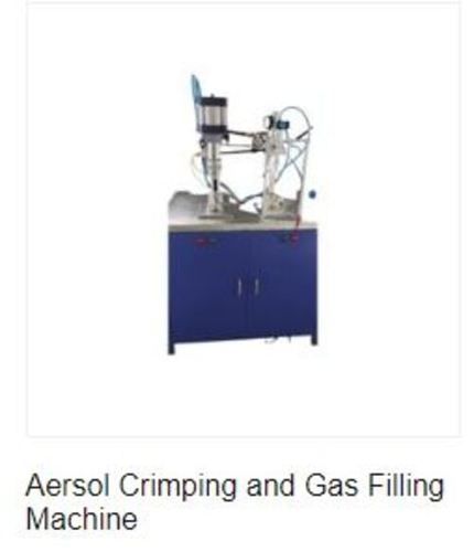 Aersol Crimping and Gas Filling Machine