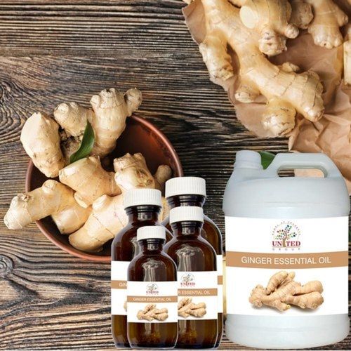 Anti-Inflammatory Decongestant Ginger (Adrak) Essential Oil For Pharmaceutical, Food