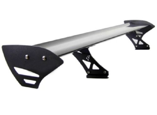 फोर व्हीलर वाहनों के लिए ब्लैक एंड ग्रे मेटैलिक पॉलिश रियर स्पोइलर वारंटी: 1 वर्ष