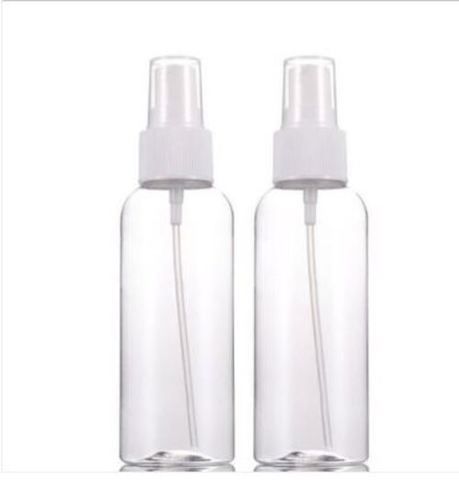 Transparent Round Hand Sanitizer Pet Spray Bottle