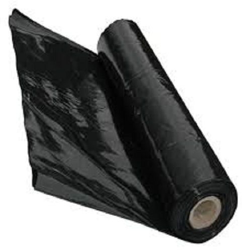 Heavy Duty Plastic Black Color Plastic Sheeting, 4 Mil Roll Pack Hardness: Soft