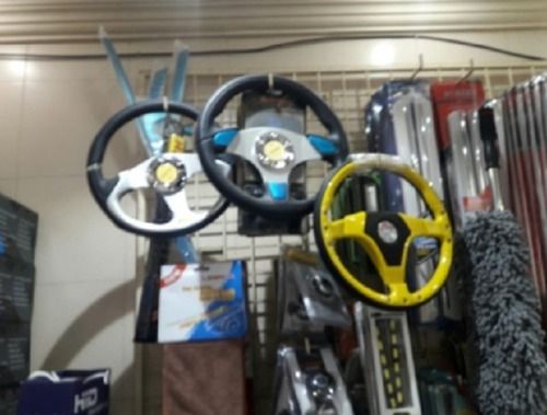 Multi Color Rubber Round Car Steering Wheel For Four Wheeler Vehicles Warranty: 1 Year