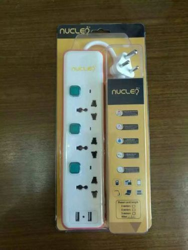 Nucleo 3/3 Outlet Power 240V Abs Usb Power Strip With 10Amp And 2500A Application: Industrial