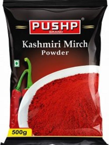 Pushp Special No Additive 100% Natural Dried Dark Red Chilli Kashmiri Mirch Powder Shelf Life: 1 Years