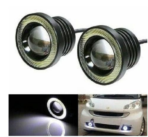 Shiny Look Round Fog Lamp For Four Wheeler Vehicles Body Material: Glass And Metal