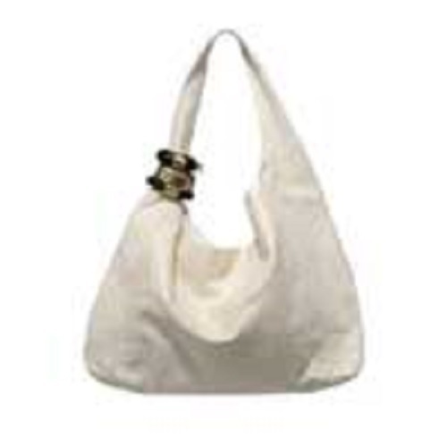 White Color Plain Design Ladies Party Wear Leather Handbags With Zipper Type Closure Design: Hand Bag