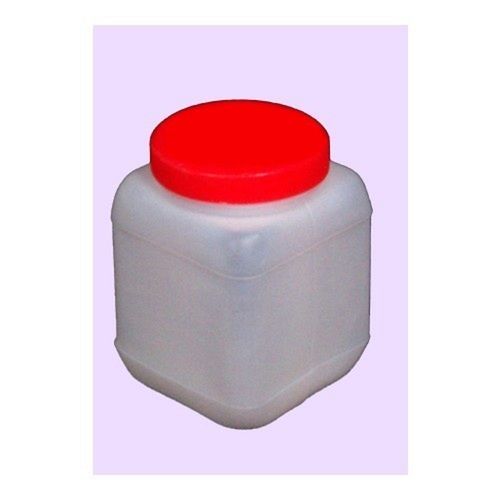 White 1/2 Kg (96 Mm Diameter) Reusable Plastic Jar With 78 Mm Cap Size For Industrial Use