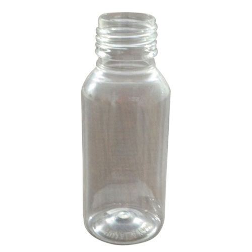 30 ML Pharmaceutical Oil/Syrup Transparent PET Bottle With 25 MM ROPP Neck