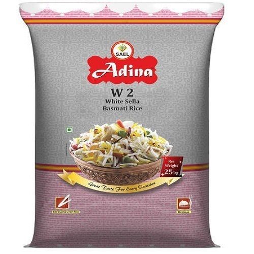 A Grade 100% Pure and Natural Adina W2 White Sella Basmati Rice