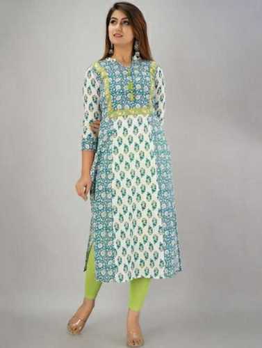 Attractive Pattern Beautifully Designed Skin Friendly Branded Washable Ladies Kurtis