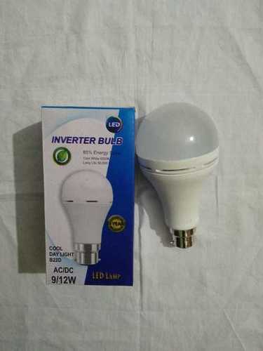 Cool White Colour Led Light Inverter Bulb 9/12 W Body Material: Aluminum