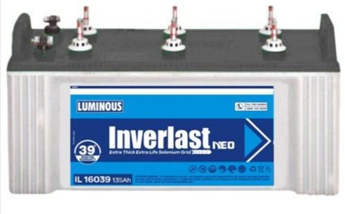 Extra Thick Inverlast Neo Il16039 Flat Battery,135ah With 39 Months Warranty