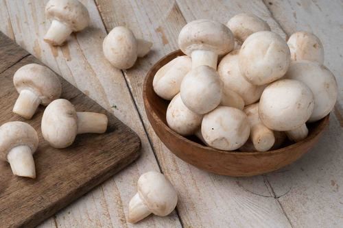 Fresh Button Mushroom For Cooking With Size 2 -7 cm