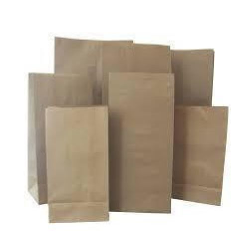 High Load Tolerance And Light Weight Rectangular Paper Plain Kirana Bags