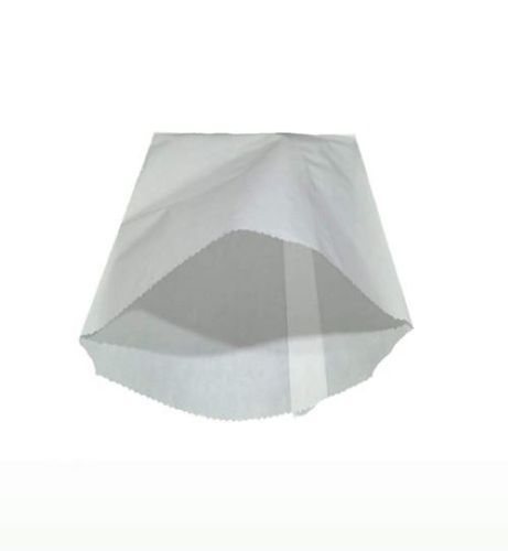 Antistatic Light Weight Plain White Butter Paper Bag With Loading Capacity 1 Kg For Food Packing