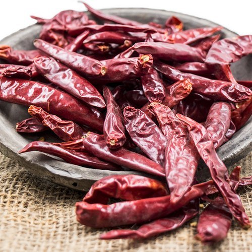 Solid Moisture 10 To 15 Percent Hot Spicy Natural Taste Organic Dried Red Chilli