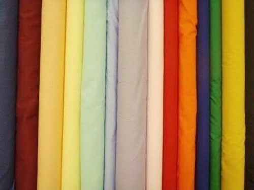 Multicolor Plain 100% Pure Polyester Fabric For Garment And Textile - Lightweight