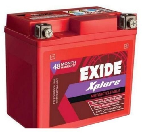 Non Spillable Sealed Motorcycle Vrla Battery With 48 Months Warranty