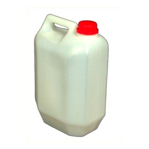 White 4 Liters (127 MM Diameter) Reusable Narrow Mouth Jerry Can For Industrial Use