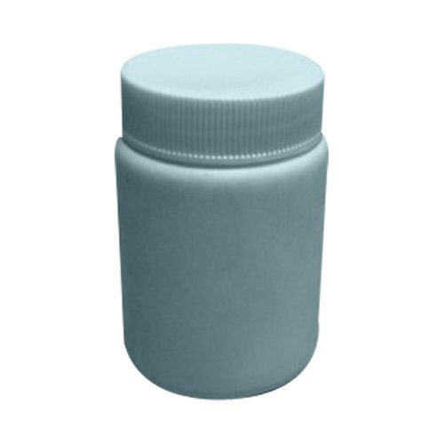 White 60 ML Cylindrical Plastic Pharmaceutical Tablet/Capsules Container With Screw Cap