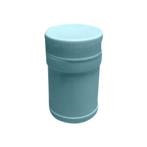 White 90 Ml Cylindrical Plastic Pharmaceutical Tablet/capsules Container With Screw Cap