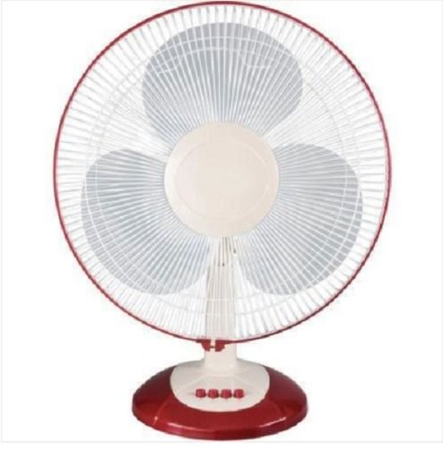 White 230 Volt 1400 Rpm Single Phase Anchor Table Fan