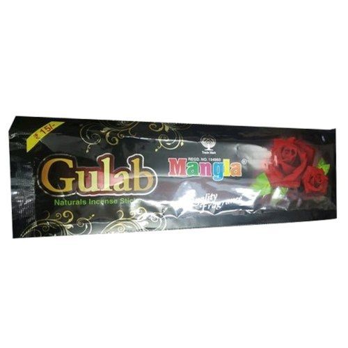 5-6 Inch Long Herbal Aromatic Rose Incense Stick (Agarbatti) For Pooja, Havan And Rituals Burning Time: 20-25 Minutes