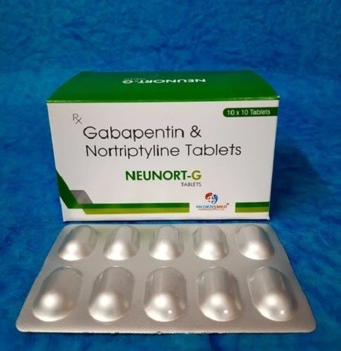 Gabapentin 400 Mg Plus Nortryptiline 10 Mg Tablets