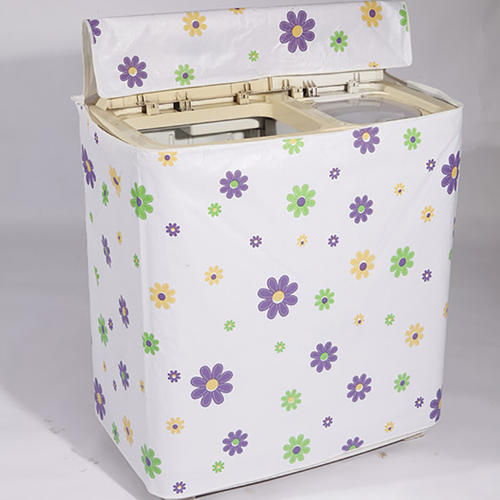 Hand Washable Flower Printed Washing Machine Cover