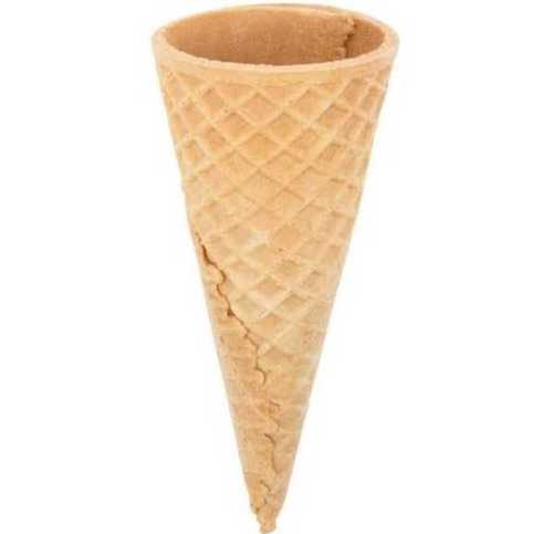 Light Weight Light Brown Ice Cream Cone for Hotel, Restaurant and Events