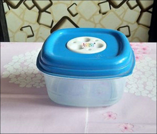 Plastic Plain Square Food Containers For Kitchen Storage