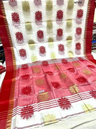 Printed Pattern Daily Wear Gadwal Sarees For Summer Season