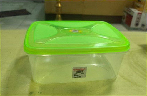 Transparent Rectangular Plain Plastic Packaging Container For Storage