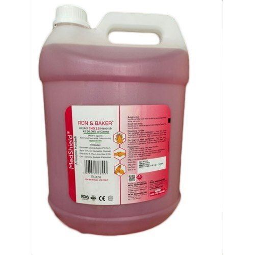 Ron & Baker Hand Rub 5 Litre Jar With Ethyl Alcohol IP And Rose Fragrance