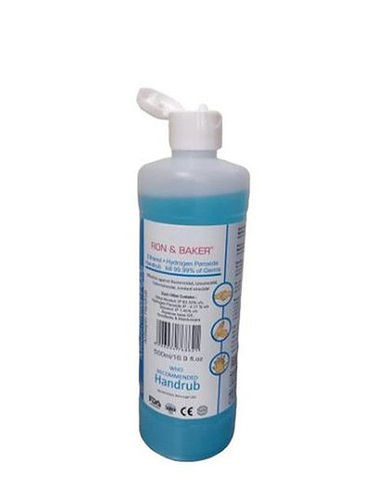Ron & Baker Hand Rub 500mL Bottle (Pack of 2) With 61-70% Ethyl Alcohol IP