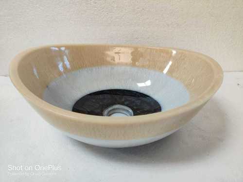 Round Shape And Attractive Design Hodi Resin Wash Basin Bowl With Anti Crack Properties Size: Various Sizes Are Available