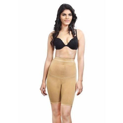 Beige Color Skin Friendly Slim And Trim Ladies Micro Poly Cotton Plain High  Waist Body Shaper Size: Small at Best Price in Vasai