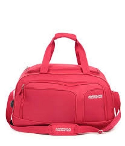 Zipper Closure Types Very Spacious And Light Weight Plain Design Pink Color Travel Bags Size: Various Sizes Are Available