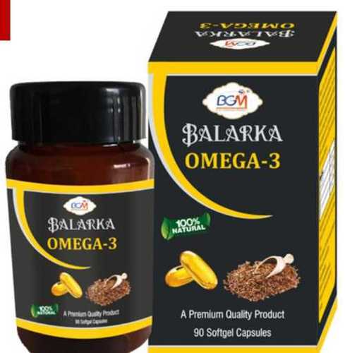 100% Ayurvedic Balaraka Omega 3 Softgel Capsules