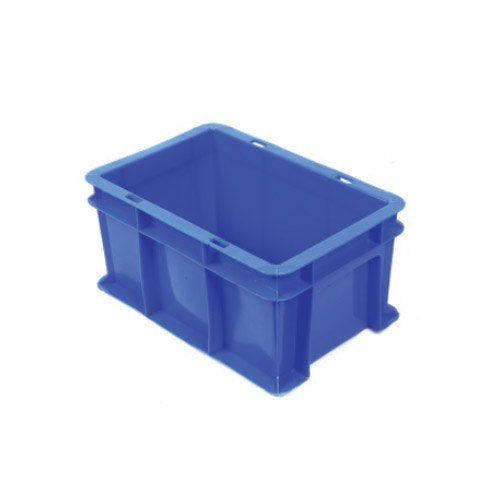 265(l) X 165(b) X 143(h) Mm Inner Diameter 6 L Plastic Blue Solid Box Style Industrial Crate