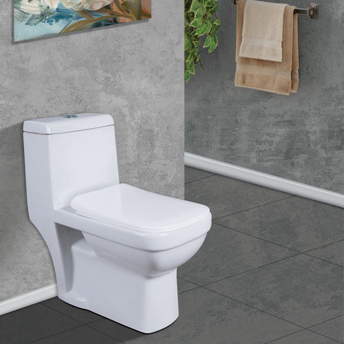 665 mm x 360 mm x 710 mm Modern Design Floor Mounted One Piece Toilet