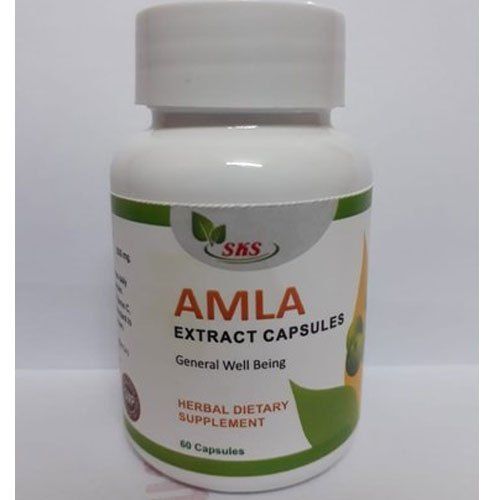 Amla Capsules 500mg With 60 Capsules Packing With 36 Months Shelf Life